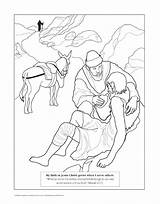 Samaritan Good Coloring Jesus Faith Pages Christ Visit Grows Serve Other sketch template