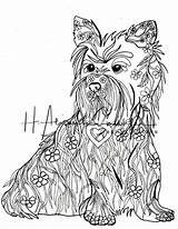 Terrier Cairn Doodle sketch template