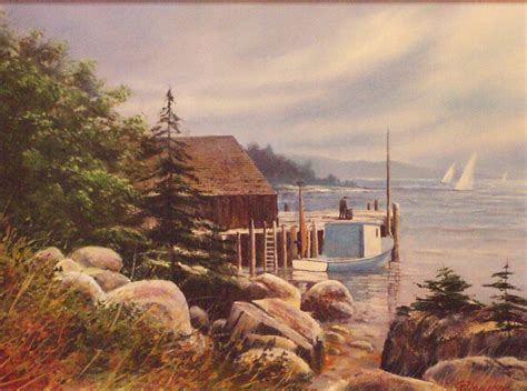 vaughan art morning light  aspotogan peninsula nova scotia