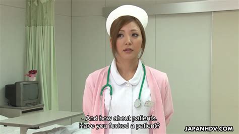mio kuraki is a perverted japanese nurse with big boobs