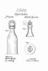 Patent Beer Closure sketch template