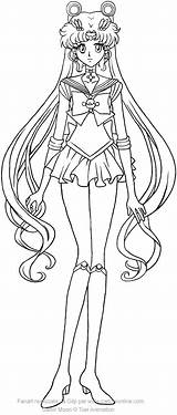 Sailor Moon Crystal Coloring sketch template