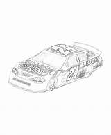Nascar Coloring Earnhardt Dale Car Auto Sheets Getdrawings Drawing Racing sketch template