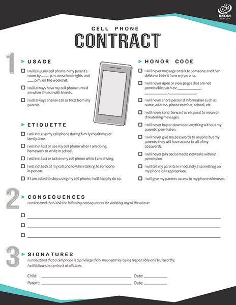 teen cell phone contract imom