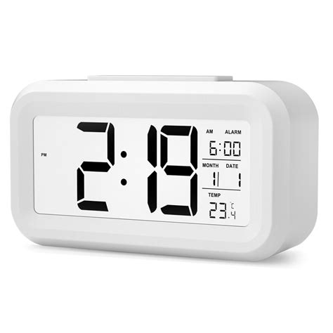 wt led digital clock time white sutu warehouse