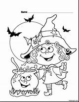 Coloring Pages Halloween Printable Witch Sheets Preschoolers Kids Color Fall Info sketch template