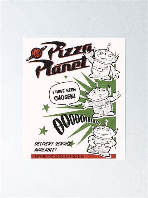 pizza planet poster  sale  yanis redbubble