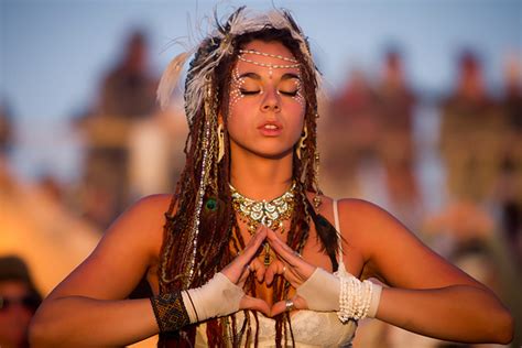 Early Morning Ritual Photo Faces Of Burning Man 2012 Rolling Stone