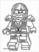 Ninjago Coloring Lego Pages Kids sketch template