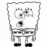 Spongebob Coloring Pages Silly Face Squarepants Jr Print Nick Bob Sponge Printable Baby Faces Drawing Kids Stencil Color Colouring Making sketch template