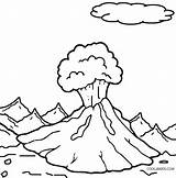 Volcano Vulkan Volcan Ausmalbilder Cool2bkids Volcanes Colorir Desenhos Vulcão Volcán Volcanoes Tsunami Natureza Erupción Kilauea Drucken Paginas Volcanic Ausdrucken Malvorlagen sketch template