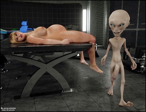 blackadder alien attack 3d porn comic