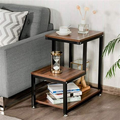 ebtools nightstand stackable  table side table  small spaces