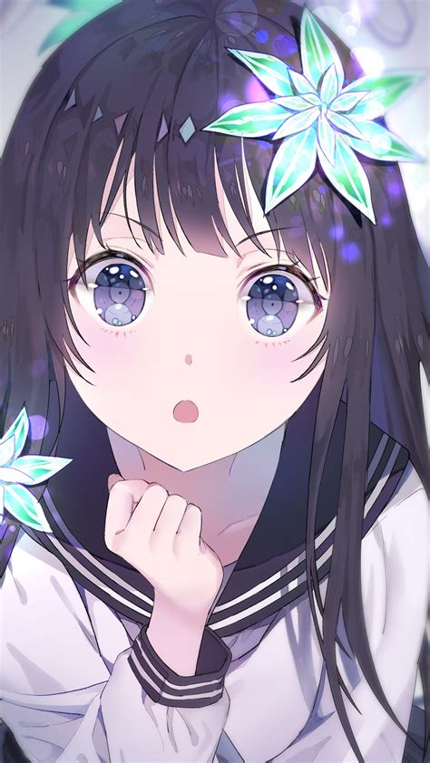cute anime girl  wallpaper