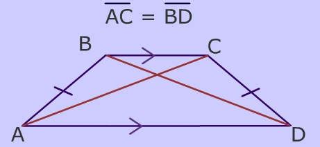 isosceles trapezoids angles sides diagonals   properties