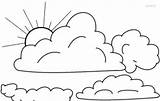 Coloring Cloud Pages Cloudy Print Printable Kids Cool2bkids Sky Para Colorir Desenho Pintar Desenhos Nuvem Em Template Artigo sketch template