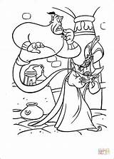 Coloring Genie Pages Jafar sketch template