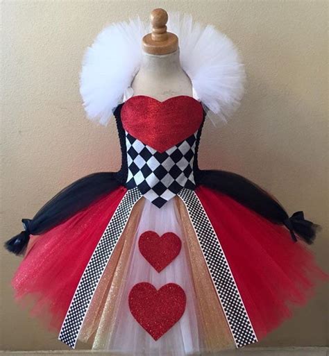 Queen Of Hearts Tutu Dress Etsy Queen Of Hearts Costume Hearts
