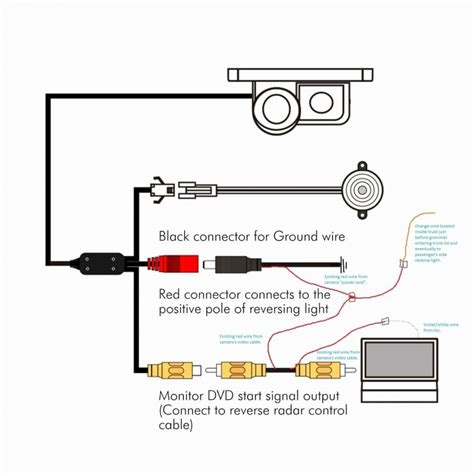 backup camera schematic wiring diagram pyle backup camera wiring