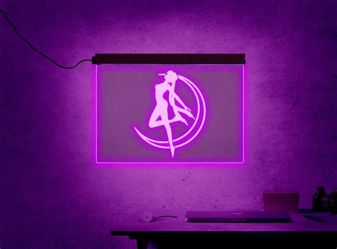 anime neon signneon sign wall decorled neon sign etsy