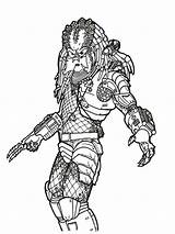 Predator Coloring Pages Printable Boys Recommended Color sketch template