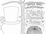 Coloring Chocolate Charlie Factory Pages Wonka Kids Willy Printable Dahl Roald Colouring Crafts Activities Colour Golden Ticket Clipart Drawings Craft sketch template