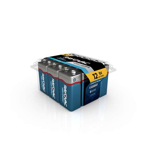 Rayovac High Energy Alkaline 9 Volt Battery 12 Pack – Ex Tremes