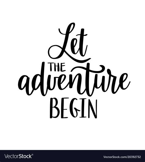 adventure  lettering royalty  vector image