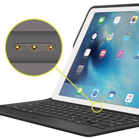 logitech create backlit keyboard case  smart connector  ipad pro ebay