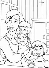 Wendy Pages Coloring Pan Peter Darling Getcolorings Family Color sketch template