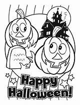 Coloring Pages Halloween Books Bendon Kids sketch template