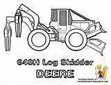 Coloring Pages Skidder Logging John Construction Deere Clipart Equipment Machine Colouring Digger Printable Cat Excavator Cliparts Heavy Kids Library Books sketch template