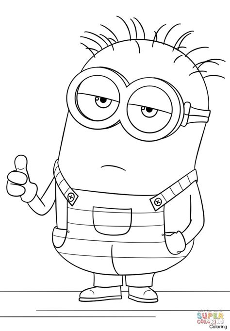 despicable   coloring pages printable minion coloring pages