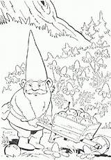 Coloring Gnome Pages Printable David Getdrawings sketch template