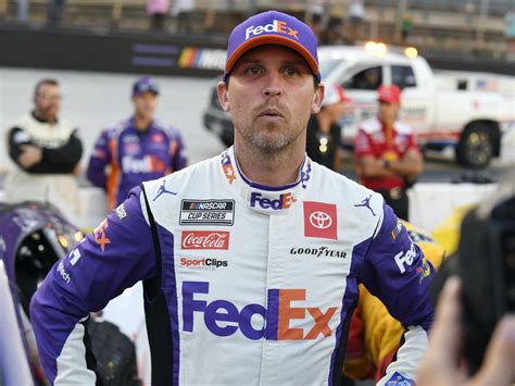 denny hamlin unexpectedly pulled aside by joe gibbs after texas for