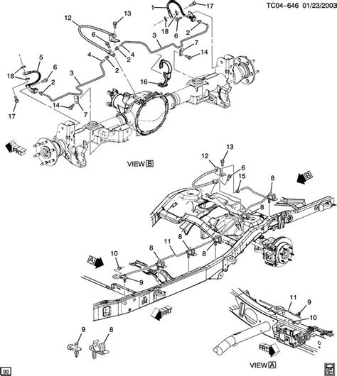 chevy silverado brake  diagram wiring diagram