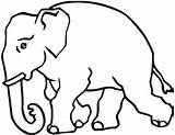 Elephant Coloring Getdrawings Republican sketch template