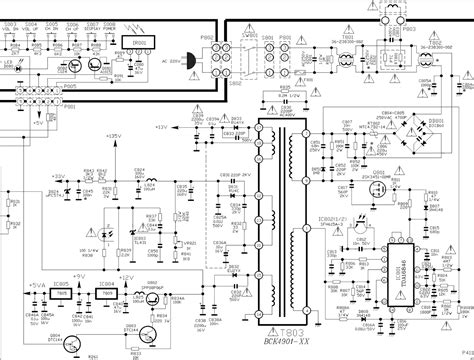 electro  tcl  tf rca power supply schematic smps crt pwb schematic