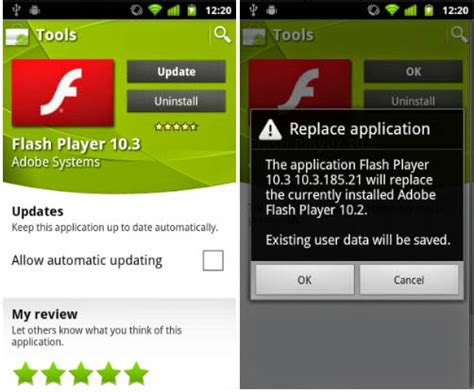 adobe flash player     android