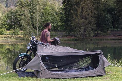 Love Both Motorcycles And Camping With The Goose
