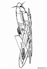 Reggiana Falco Caproni 2001 Wereldoorlog Tweede Vliegtuigen Outlines Flugzeugen Ausmalbilder Malvorlage Aircrafts sketch template