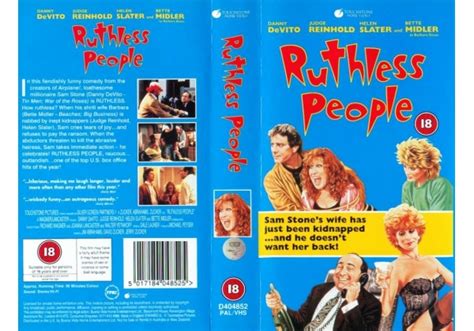 ruthless people   touchstone home video united kingdom vhs