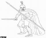 Sparta Coloring Designlooter Warrior Ancient 14kb 250px sketch template