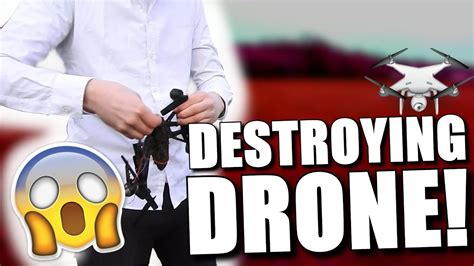 destroying drone youtube