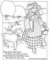 Lamb Mary Had Little Coloring Rhyme Nursery Pages Fun Inkspired Musings Book Rhymes Publications Dover Inkspiredmusings Color Choose Board Google sketch template