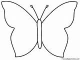 Butterfly Coloring Pages Butterflies Simple Outline Printable Insects Kids Color Print Sheets Bigactivities Clipart Template Large Butterfly3 Clipartmag sketch template