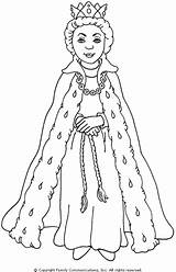 Queen Coloring Pages Princess Rogers Neighborhood Mister Colouring Kids Colour Color Drawing Printable Beautiful King School Esther Birthday 27kb 725px sketch template