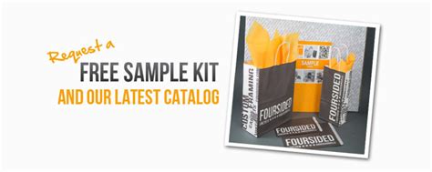 catalog  sample kit custom printed packaging