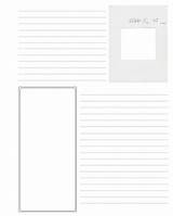 Journal Printable Pages Folders Cards  sketch template