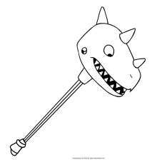 fortnite pickaxe coloring pages coloring  drawing